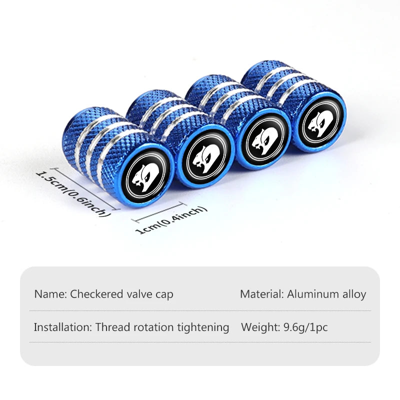 4pcs Aluminum Car Tire Valve Caps For HSV