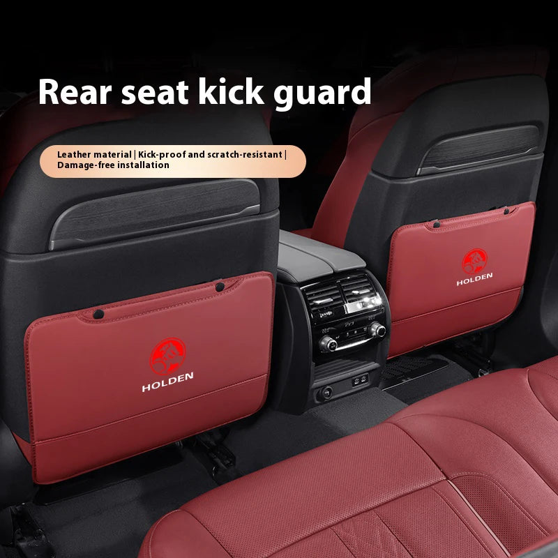 Car Seat Back Protection Anti-Kick Pad Rear Seat Storage Bag For Holden Commodore