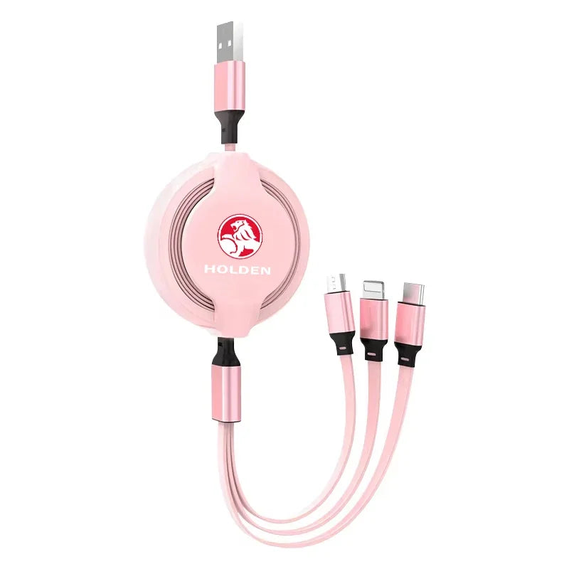 Holden 3-in-1 Charging Cable for Apple, Type-C, and Android