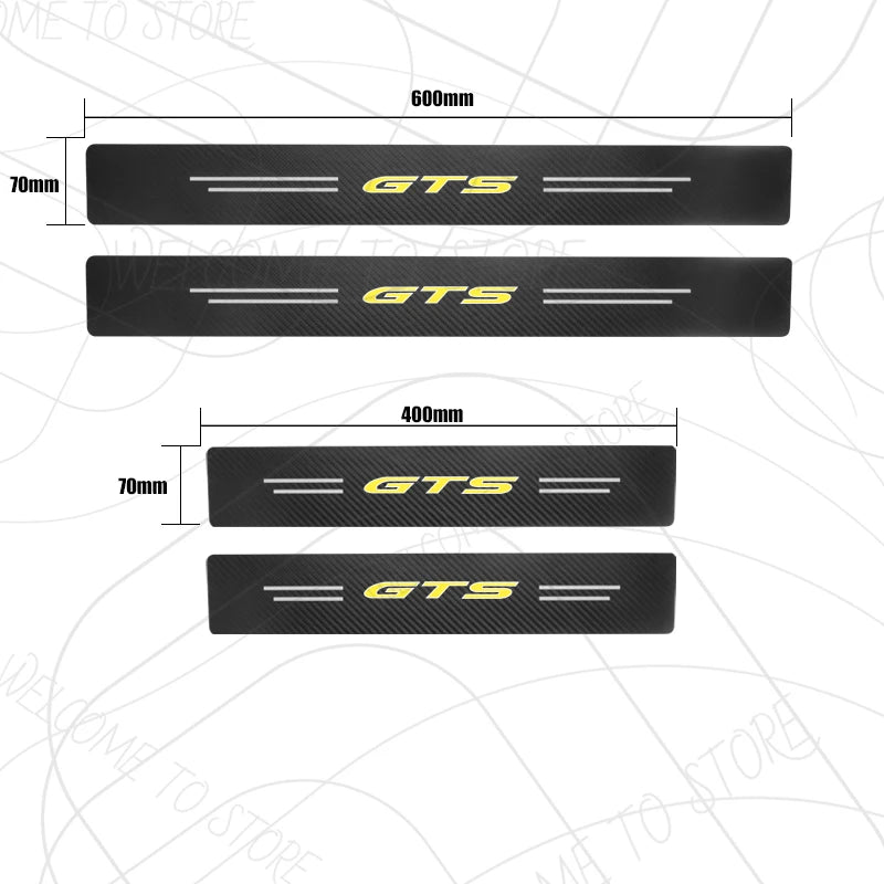 GTS / Gen-F / GTO / GTSR Door Sill Strip Trim Decals for HSV