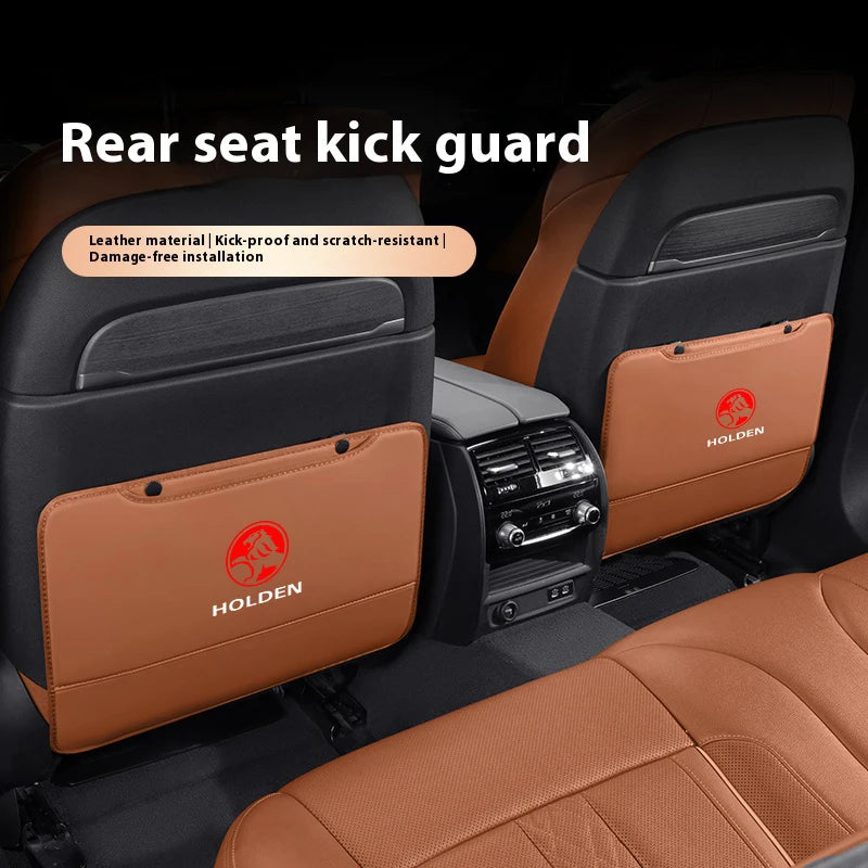 Car Seat Back Protection Anti-Kick Pad Rear Seat Storage Bag For Holden Commodore