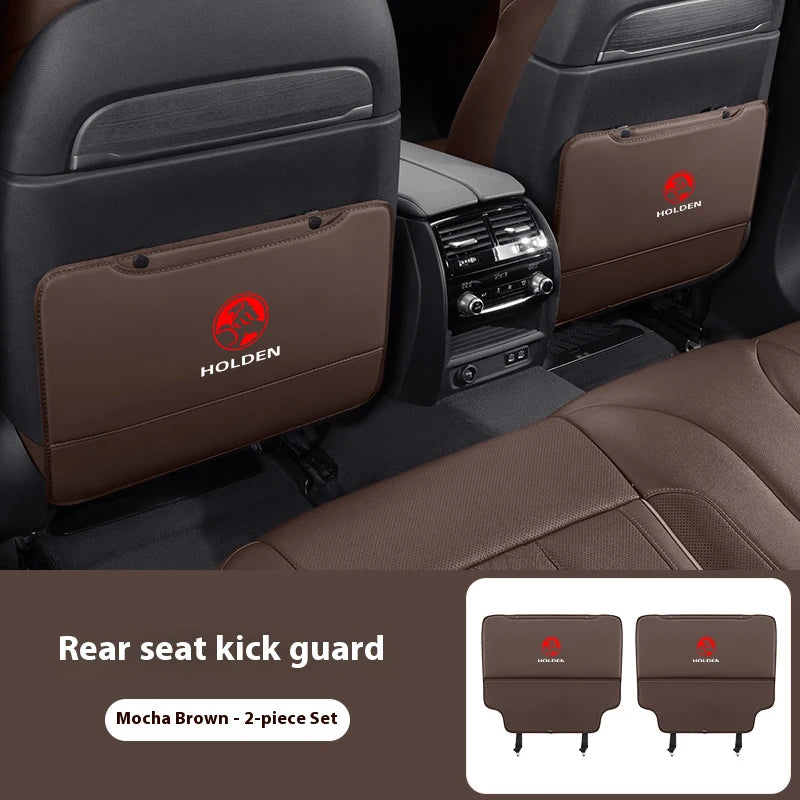 Car Seat Back Protection Anti-Kick Pad Rear Seat Storage Bag For Holden Commodore