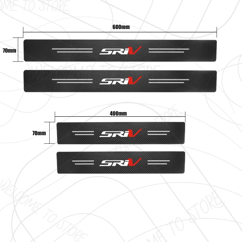 Door Sill Strip Trim Decals for Holden SS SSV