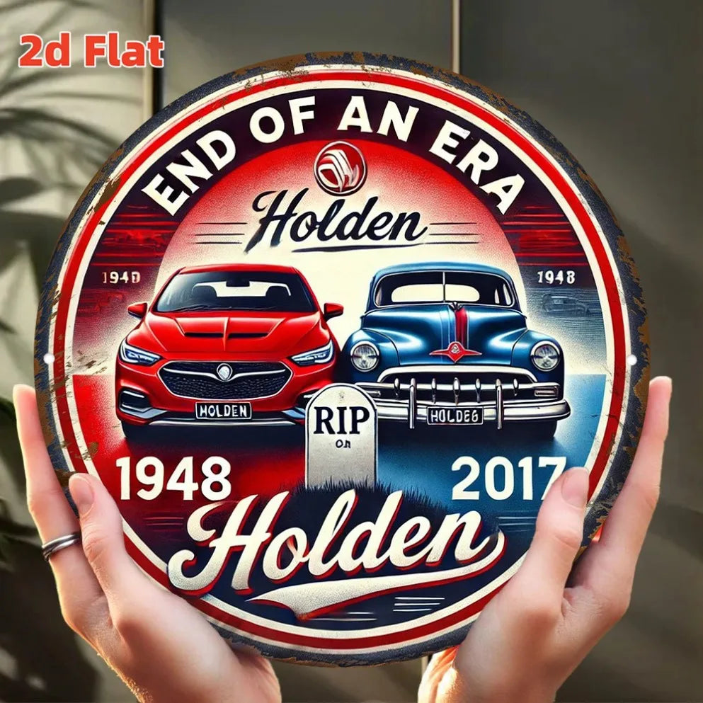 2D 'End of an Era' Holden Car Memorial Sign