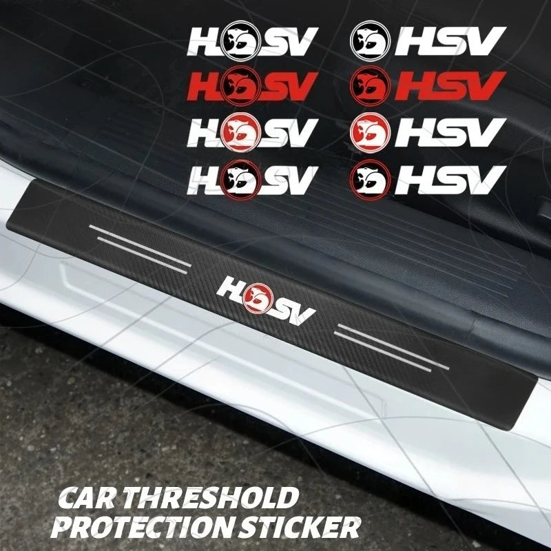 HSV Door Threshold Sill Strip Trim Decals Trunk Car Stickers