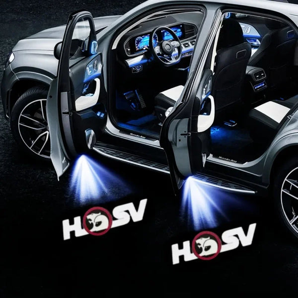 2x Car Logo Wireless Courtesy Car Door Projector LED Shadow Lights For HSV