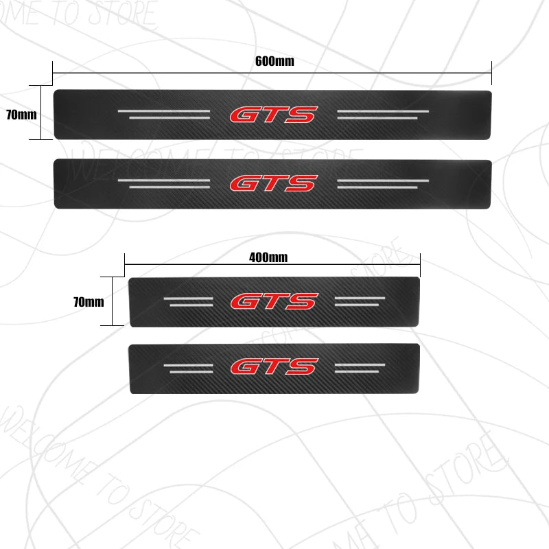 4/5pcs For Holden GTS Gen-F GTO GTSR Door Sill Strip Stickers