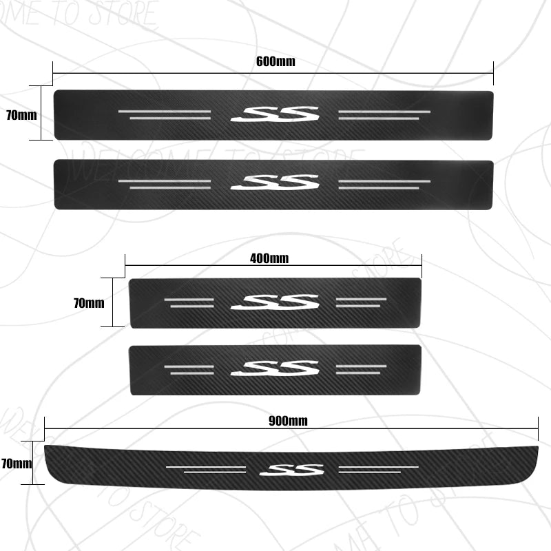 Door Sill Strip Trim Decals for Holden SS SSV