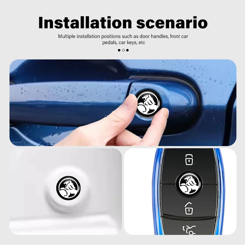 8pcs Car Door Keyhole Sticker Lock Protector Anti-blocking Decal For Holden Commodore