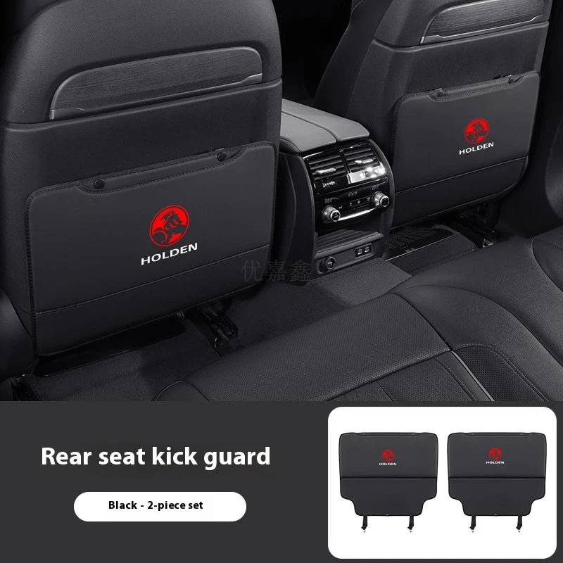 Car Seat Back Protection Anti-Kick Pad Rear Seat Storage Bag For Holden Commodore