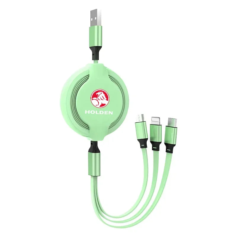 Holden 3-in-1 Charging Cable for Apple, Type-C, and Android