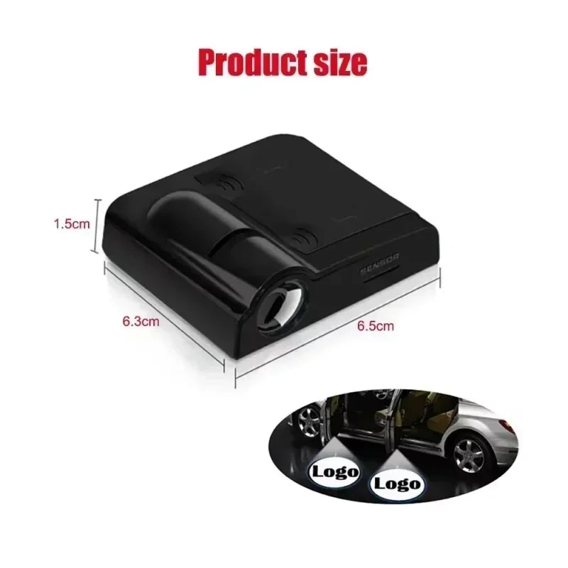 2x Car Logo Wireless Courtesy Car Door Projector LED Shadow Lights For HSV