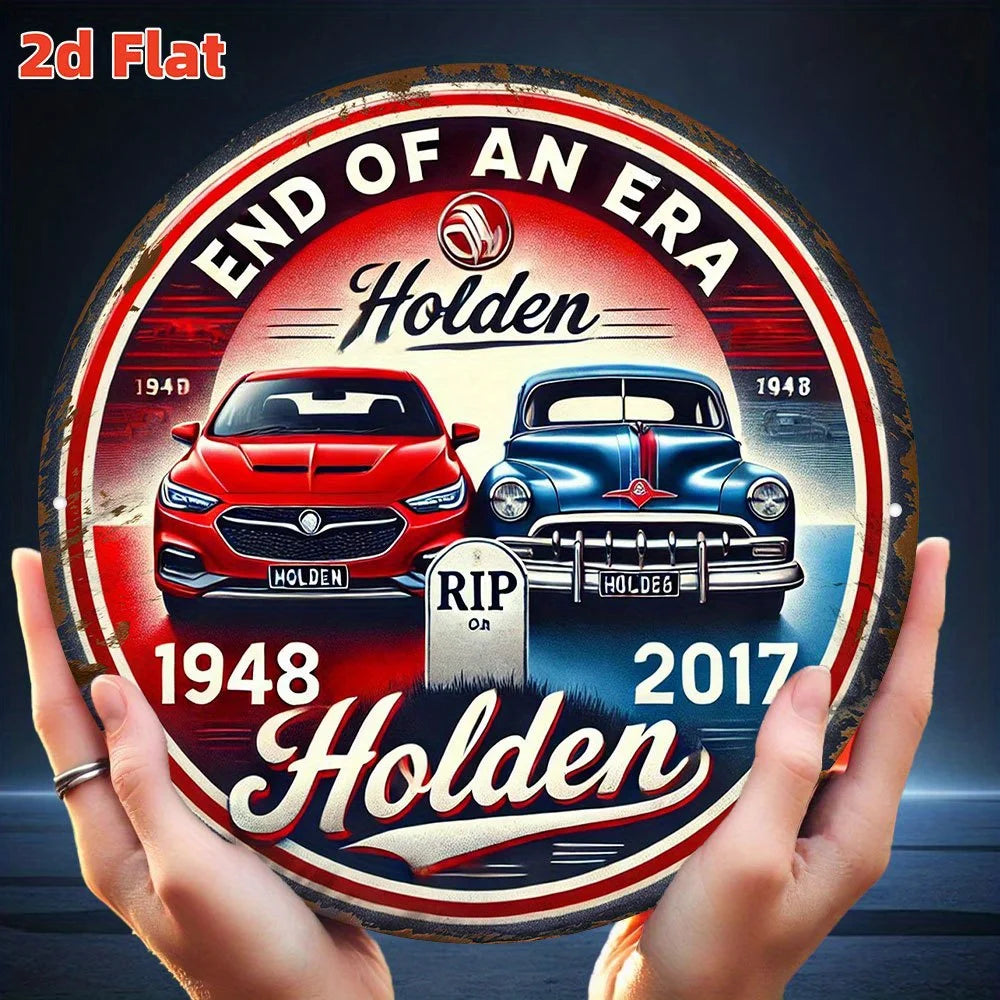 2D 'End of an Era' Holden Car Memorial Sign