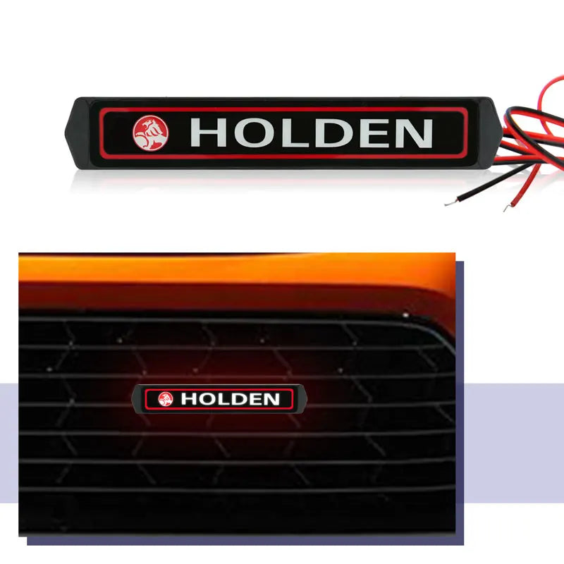 12V Holden LED Light Car Front Grille Badge