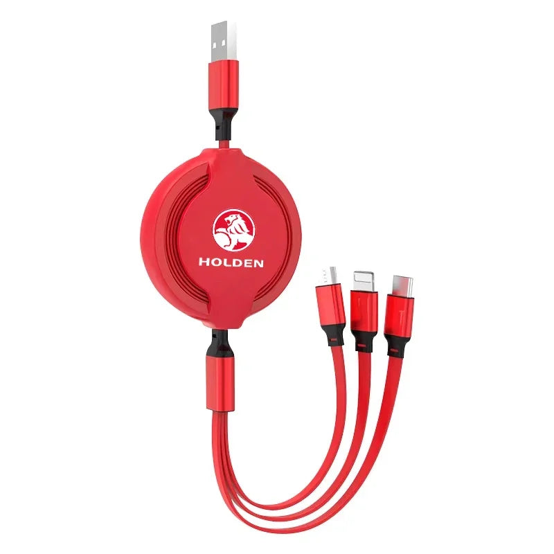 Holden 3-in-1 Charging Cable for Apple, Type-C, and Android