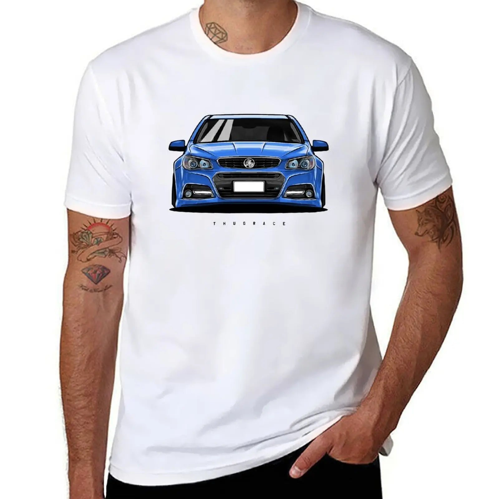 Blue VF Holden Commodore T-Shirt