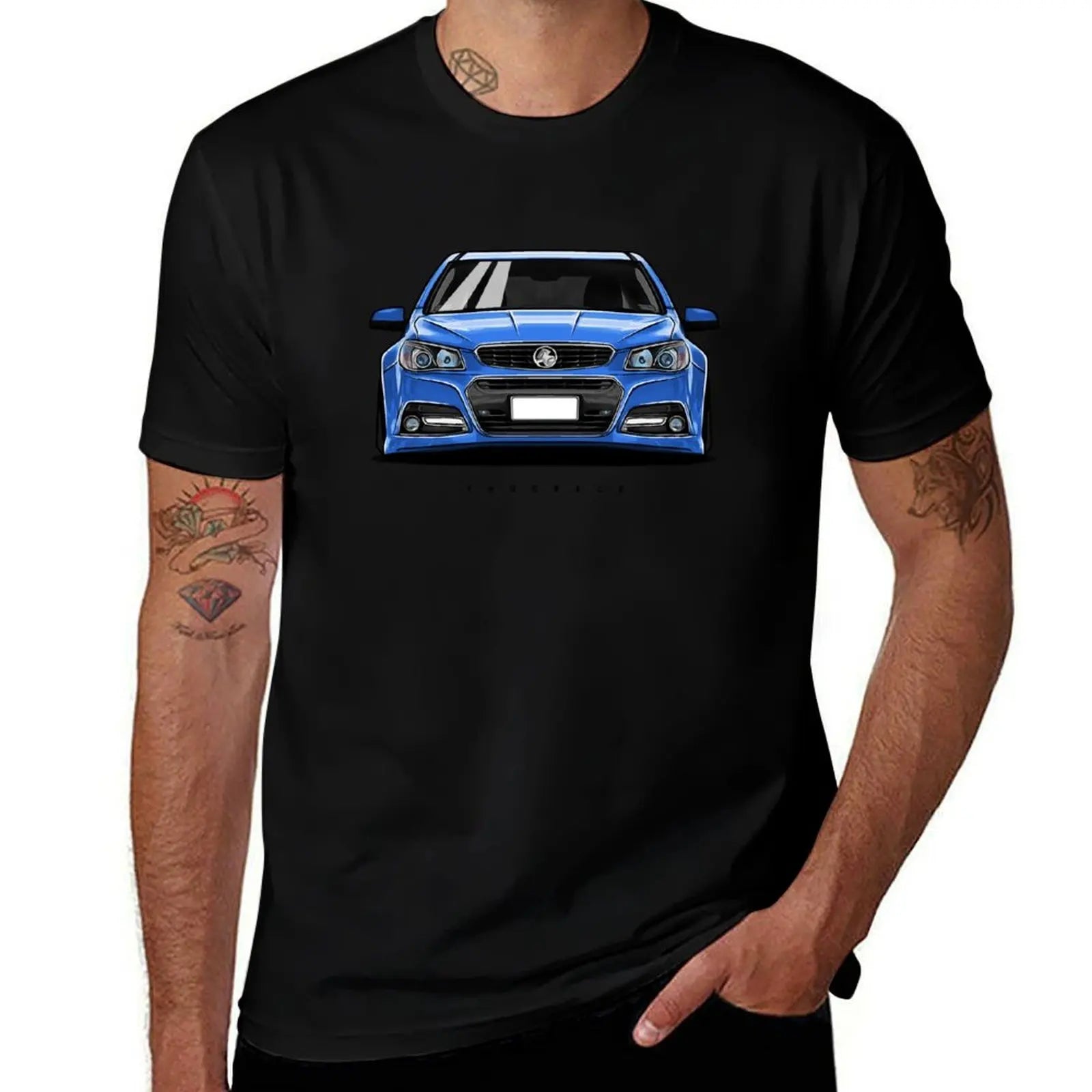 Blue VF Holden Commodore T-Shirt