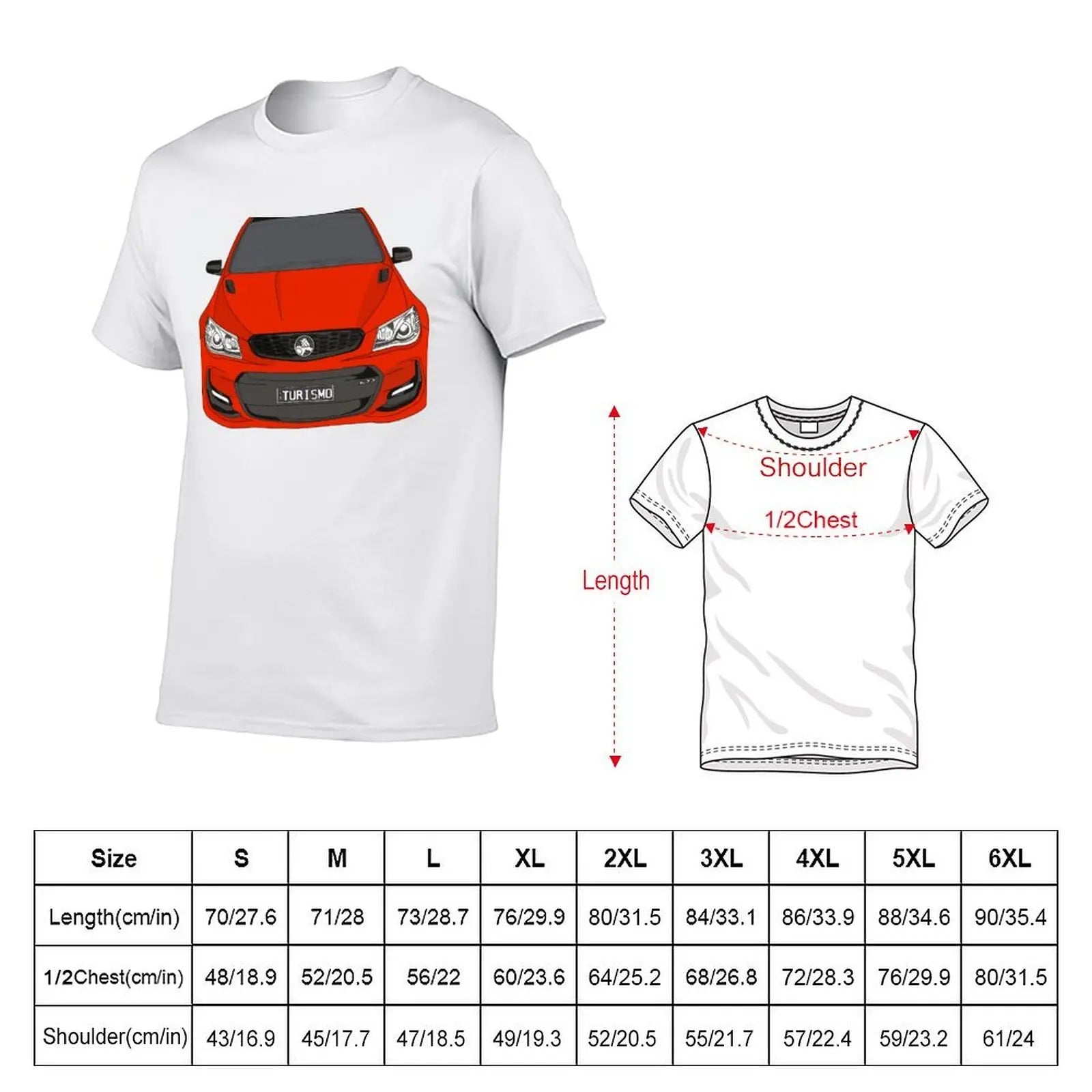 Red Holden VF Commodore T-Shirt