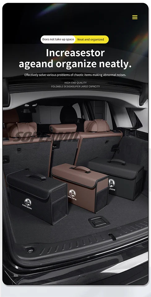 Car Boot Storage Box for Holden