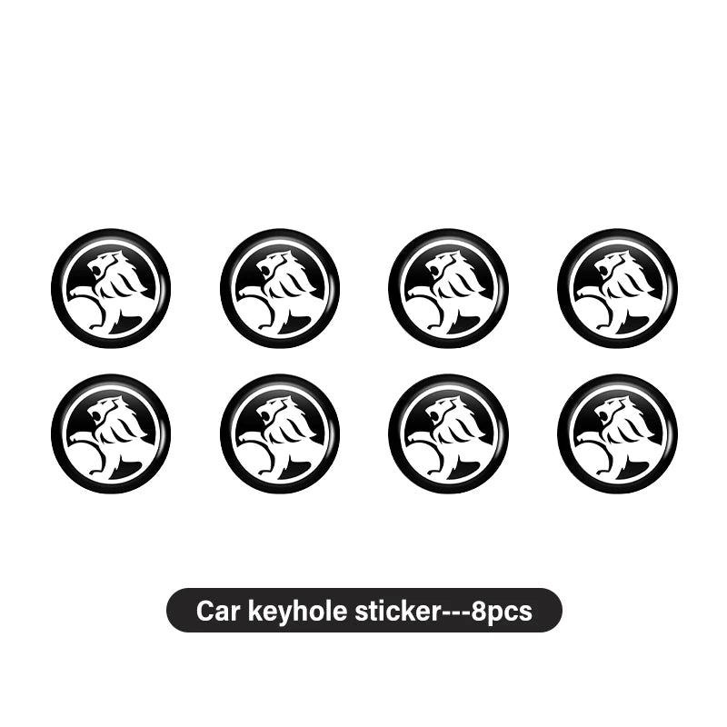 8pcs Car Door Keyhole Sticker Lock Protector Anti-blocking Decal For Holden Commodore