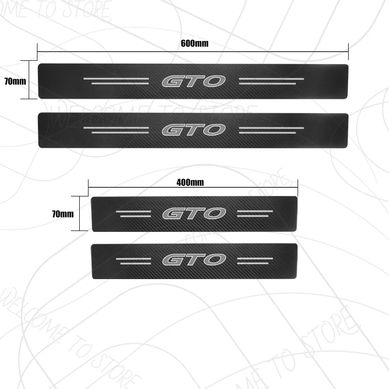 4/5pcs For Holden GTS Gen-F GTO GTSR Door Sill Strip Stickers