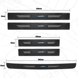 4/5pcs For Holden GTS Gen-F GTO GTSR Door Sill Strip Stickers