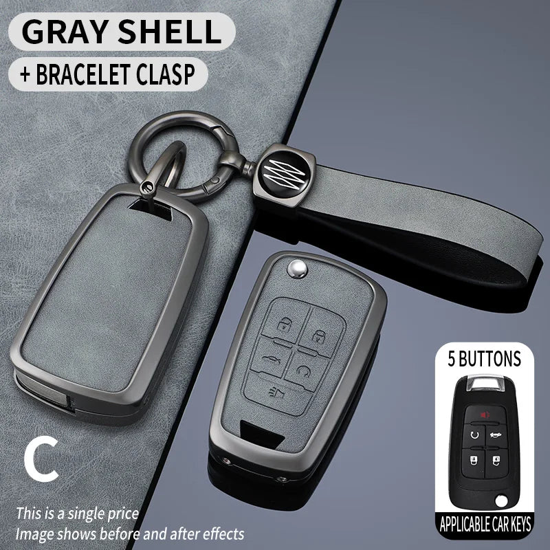 Aluminium Key Case Shell Fob For Holden VF Commodore and Cruze