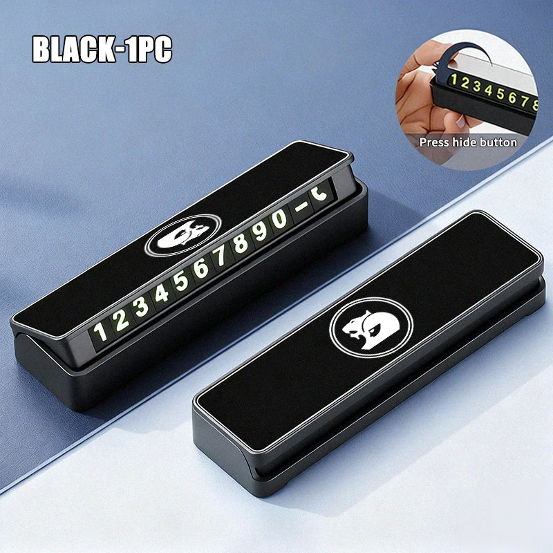 Aluminum Temporary Parking Telephone Sign Number Card Plate For Holden