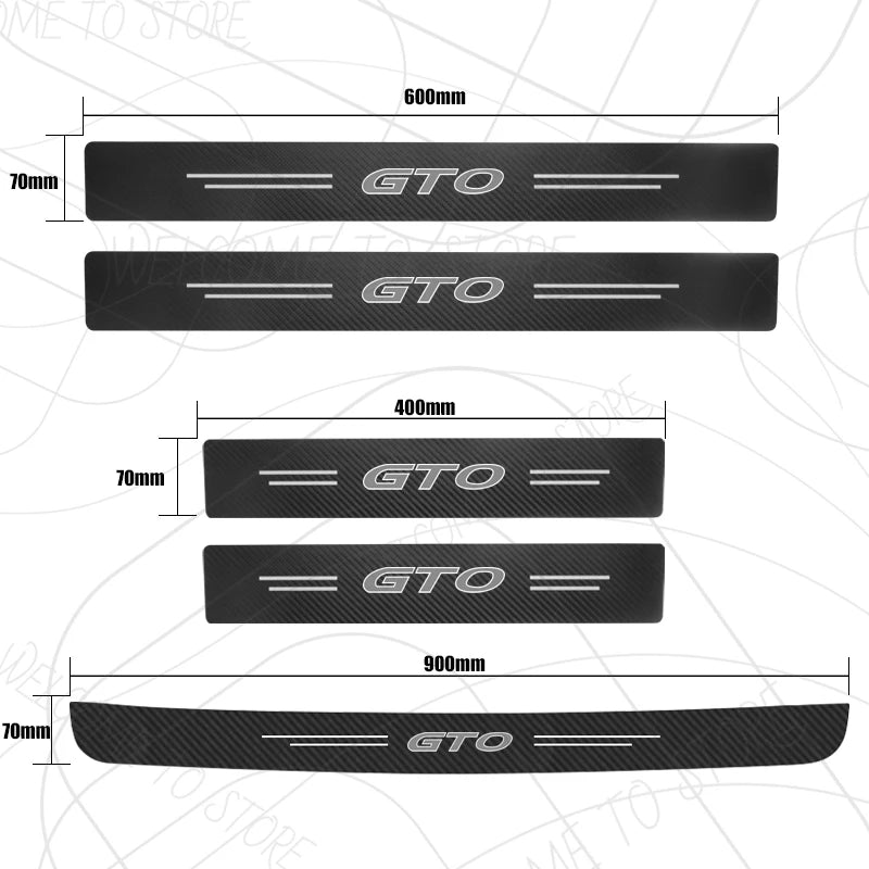 GTS / Gen-F / GTO / GTSR Door Sill Strip Trim Decals for HSV