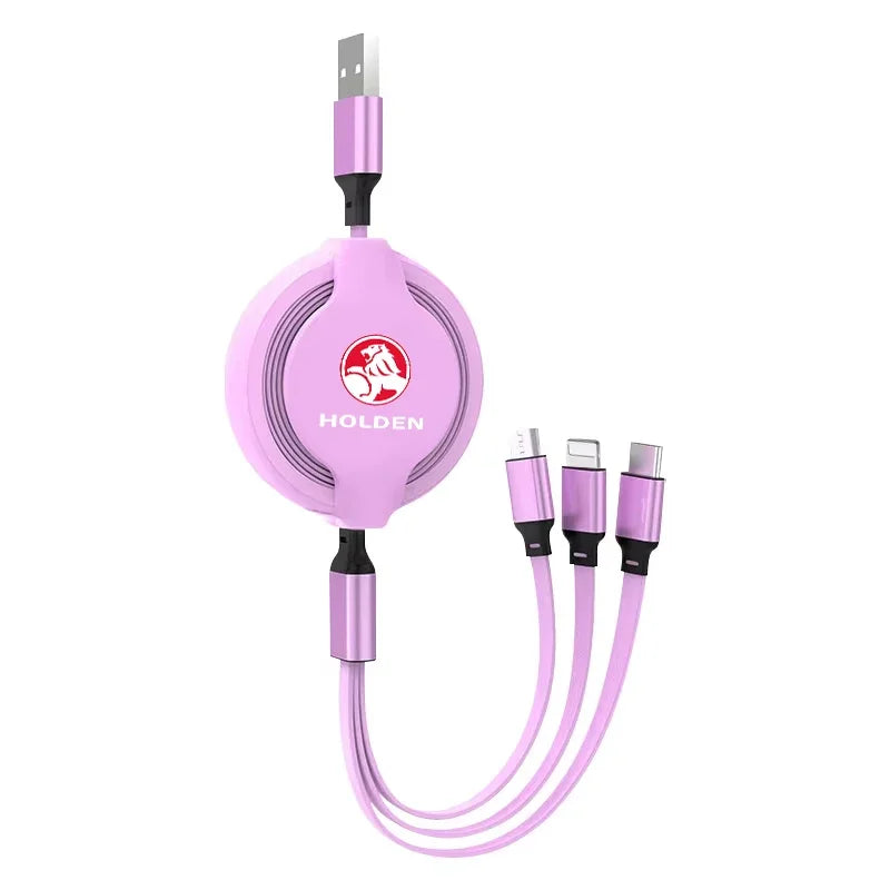 Holden 3-in-1 Charging Cable for Apple, Type-C, and Android