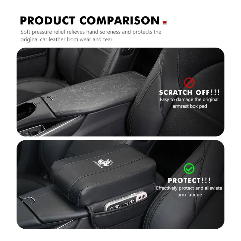 Car Armrest Box Pad Elbow Support Arm Rest Storage Cushion For Holden Commodore