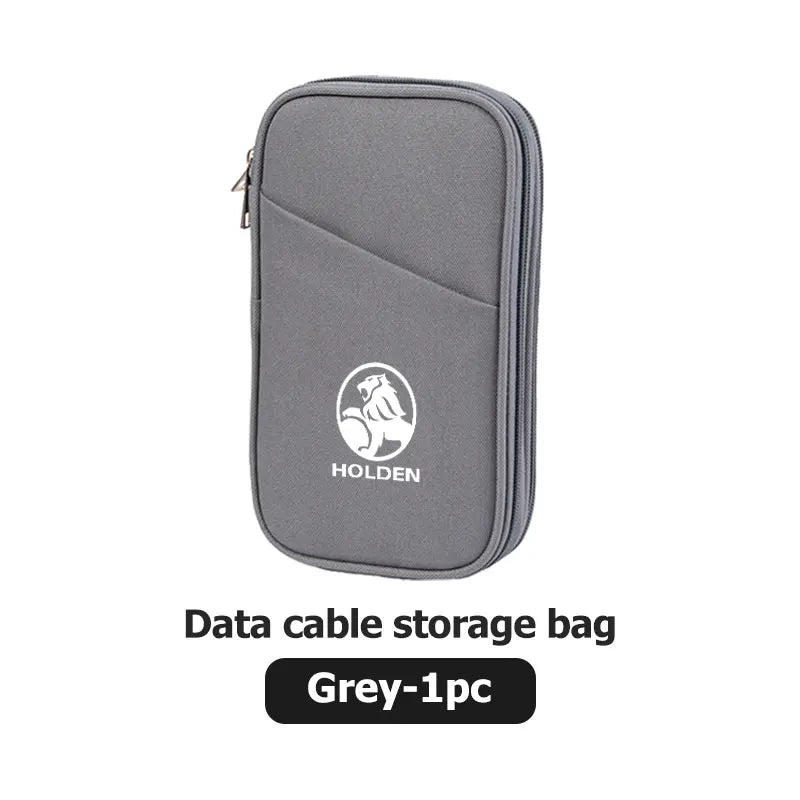 Travel Data Cable Organizer Pouch Carry Case Portable Storage Bag For Holden Commodore
