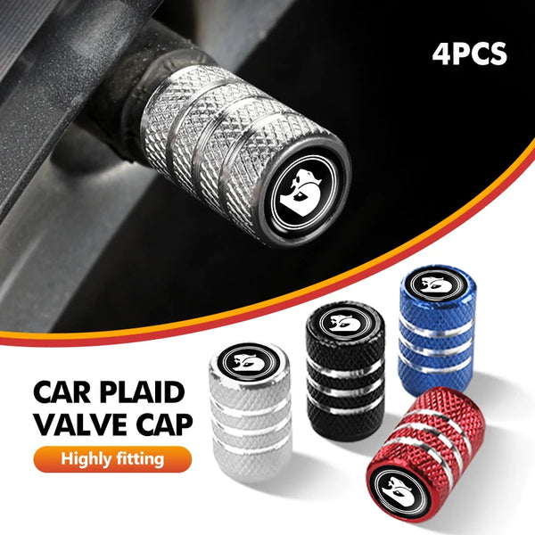 4pcs Aluminum Car Tire Valve Caps For HSV
