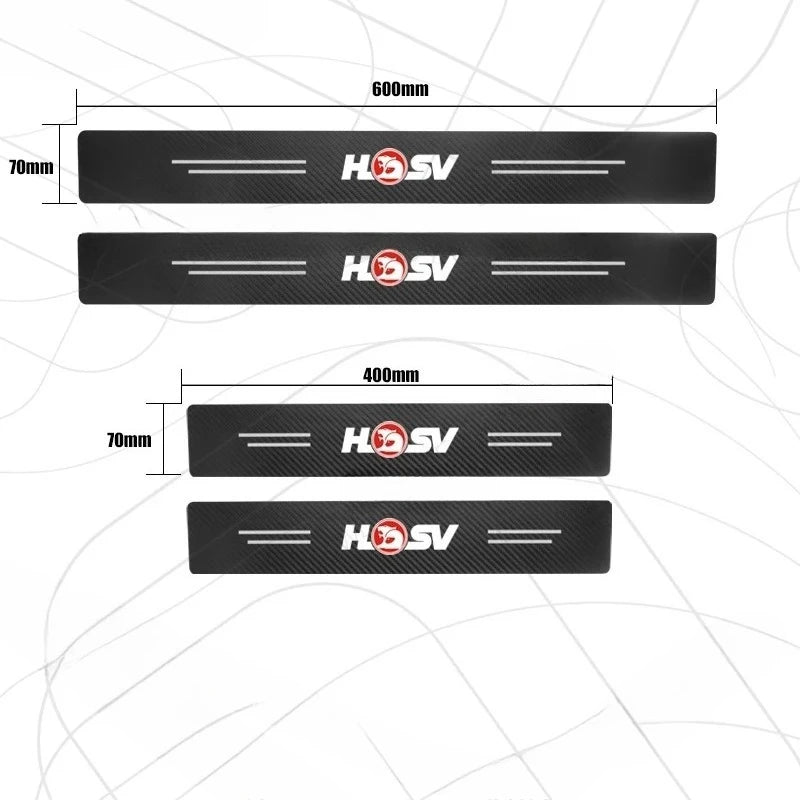 HSV Door Threshold Sill Strip Trim Decals Trunk Car Stickers