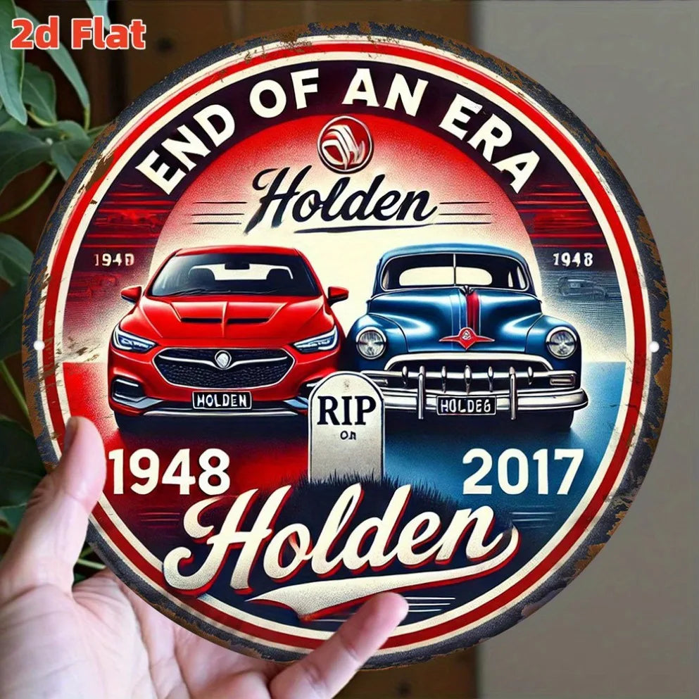 2D 'End of an Era' Holden Car Memorial Sign