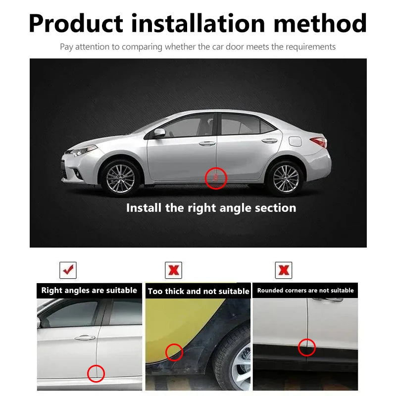 Car Door Corner Anti Scratch Cover Protector Sticker for Commodore