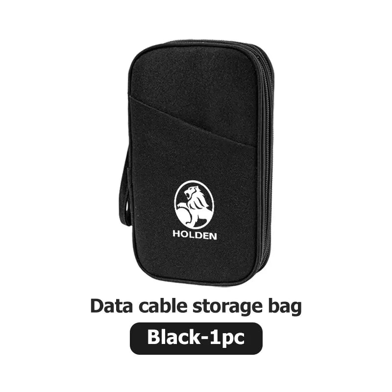 Travel Data Cable Organizer Pouch Carry Case Portable Storage Bag For Holden Commodore