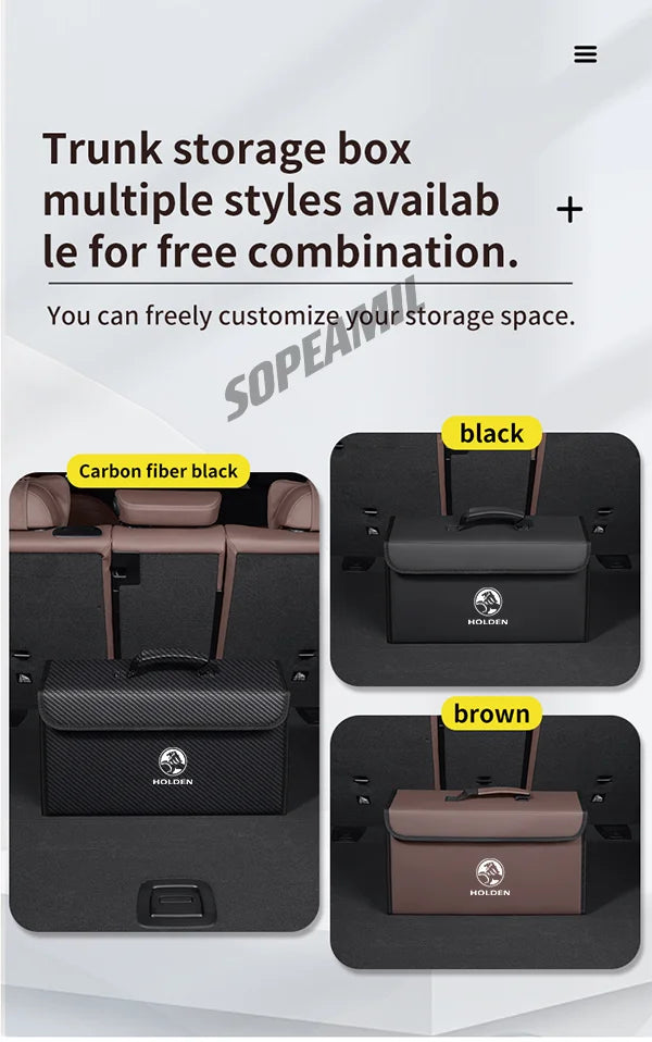 Car Boot Storage Box for Holden