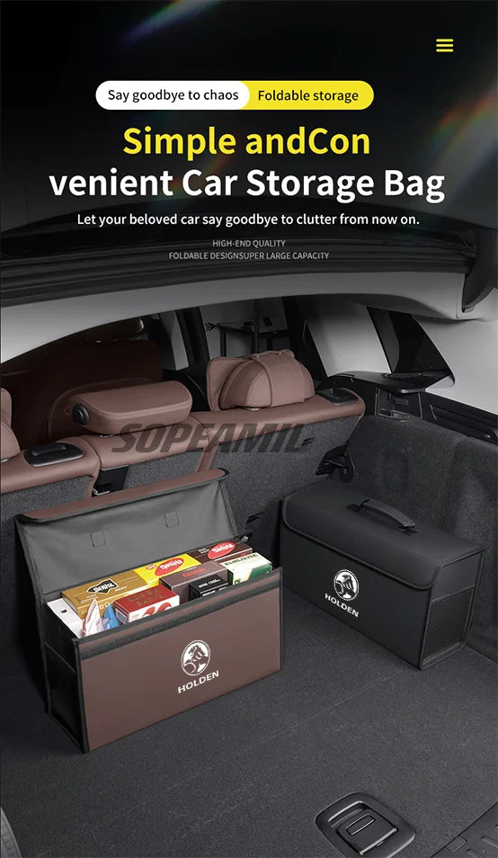 Car Boot Storage Box for Holden