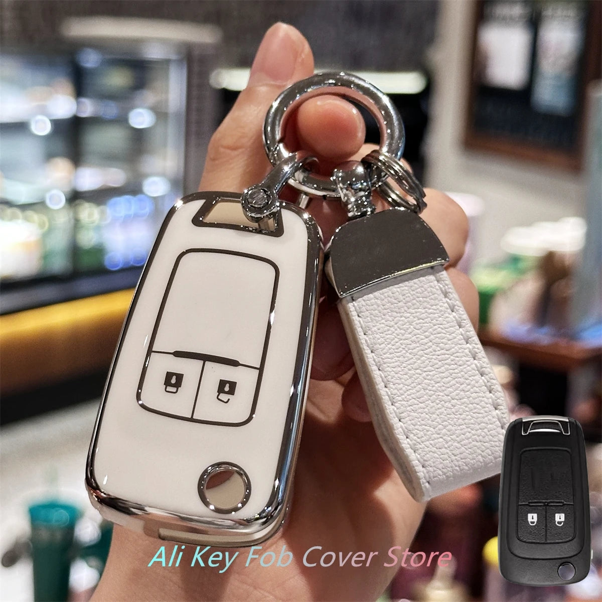 Key Fob Cover Keychain Lanyard for VF Commodore and Cruze