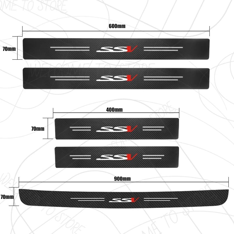 Door Sill Strip Trim Decals for Holden SS SSV