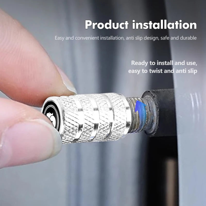 4pcs Aluminum Car Tire Valve Caps For HSV