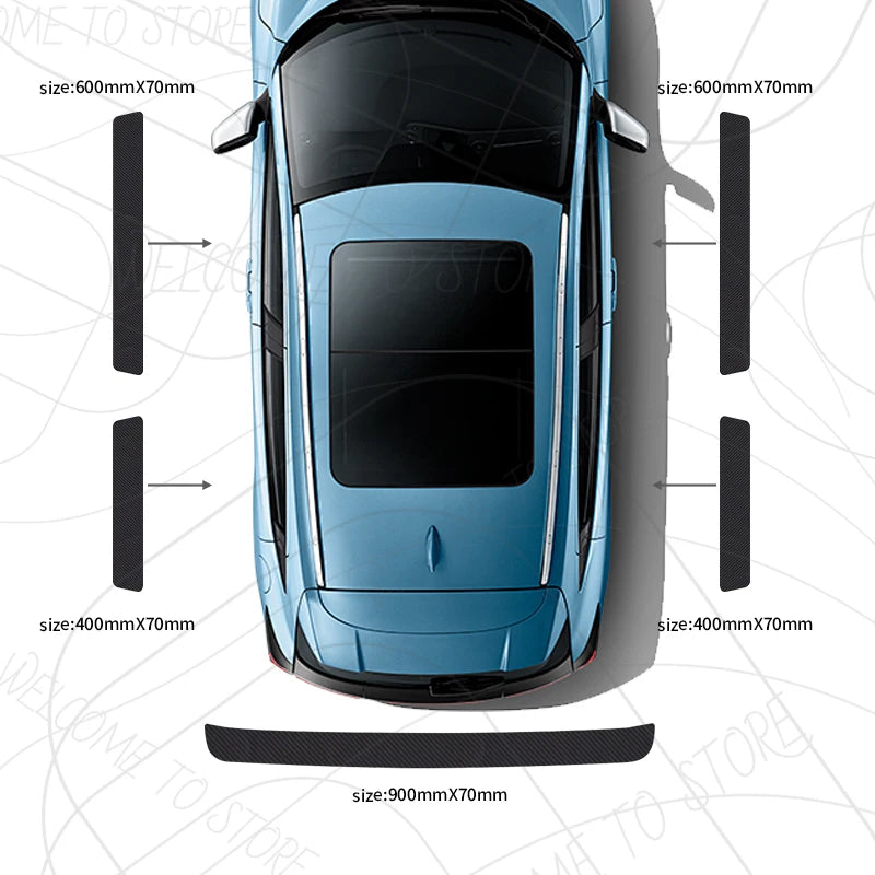 Door Sill Strip Trim Decals for Holden SS SSV
