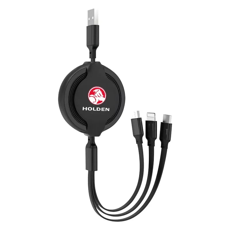 Holden 3-in-1 Charging Cable for Apple, Type-C, and Android