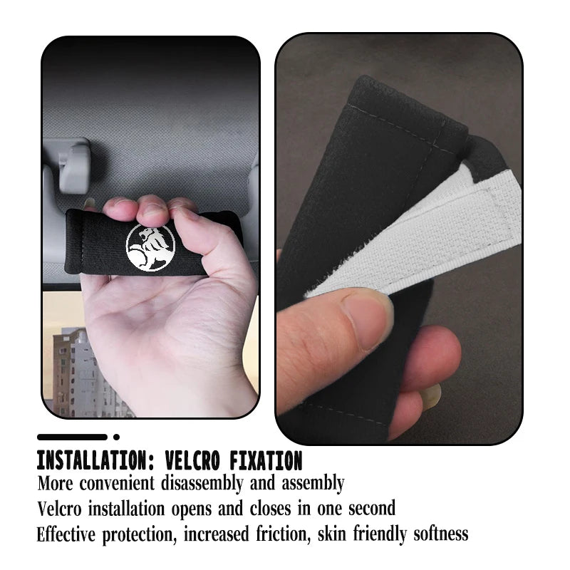 Plush Car Roof Armrest Handle Protective Cover Anti Slip Interior For Holden HSV Commodore