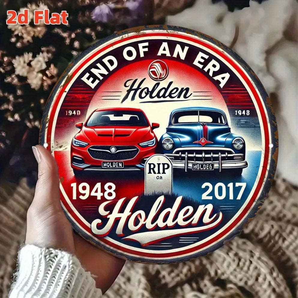 2D 'End of an Era' Holden Car Memorial Sign