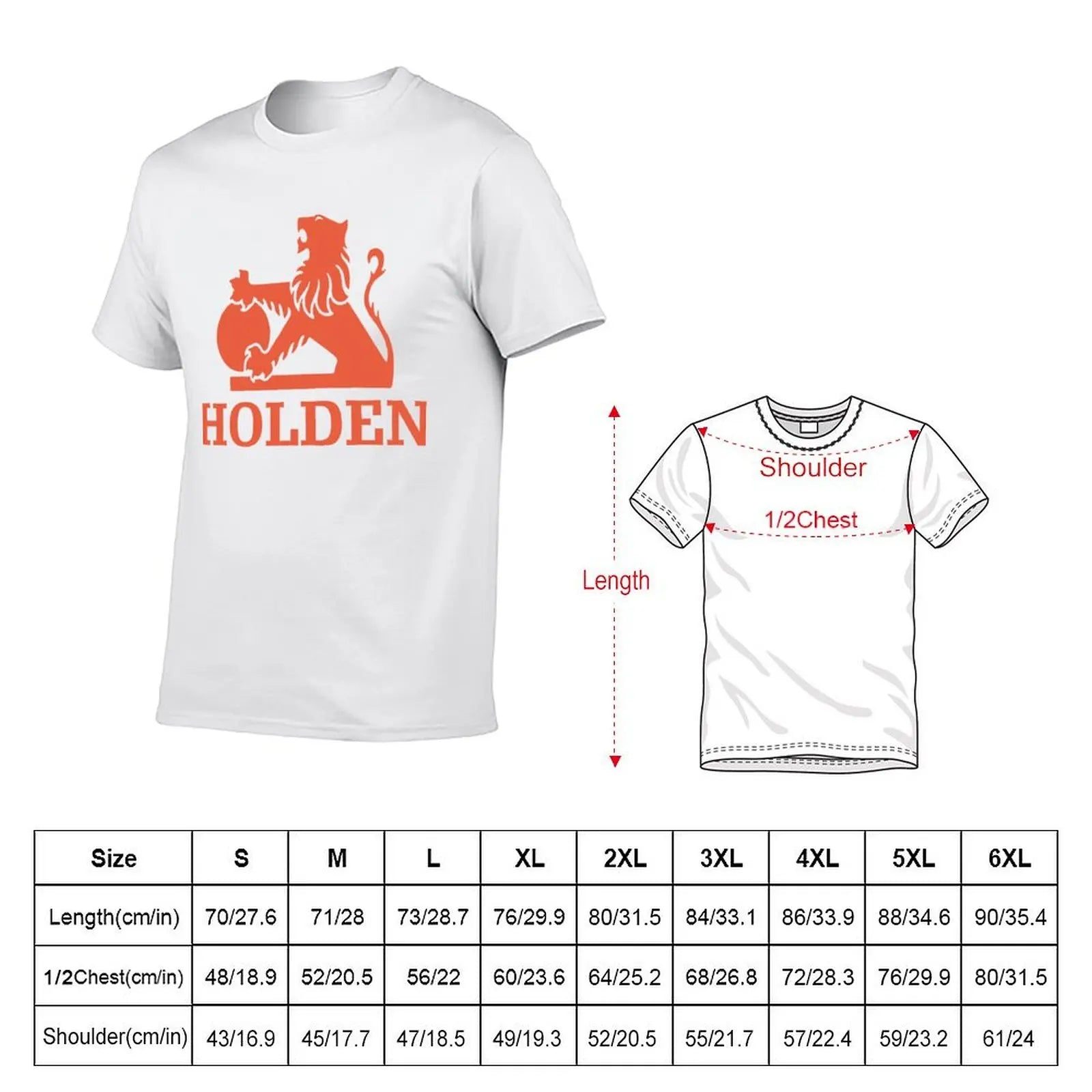 Holden Vintage Logo T-Shirt  (Red Logo)