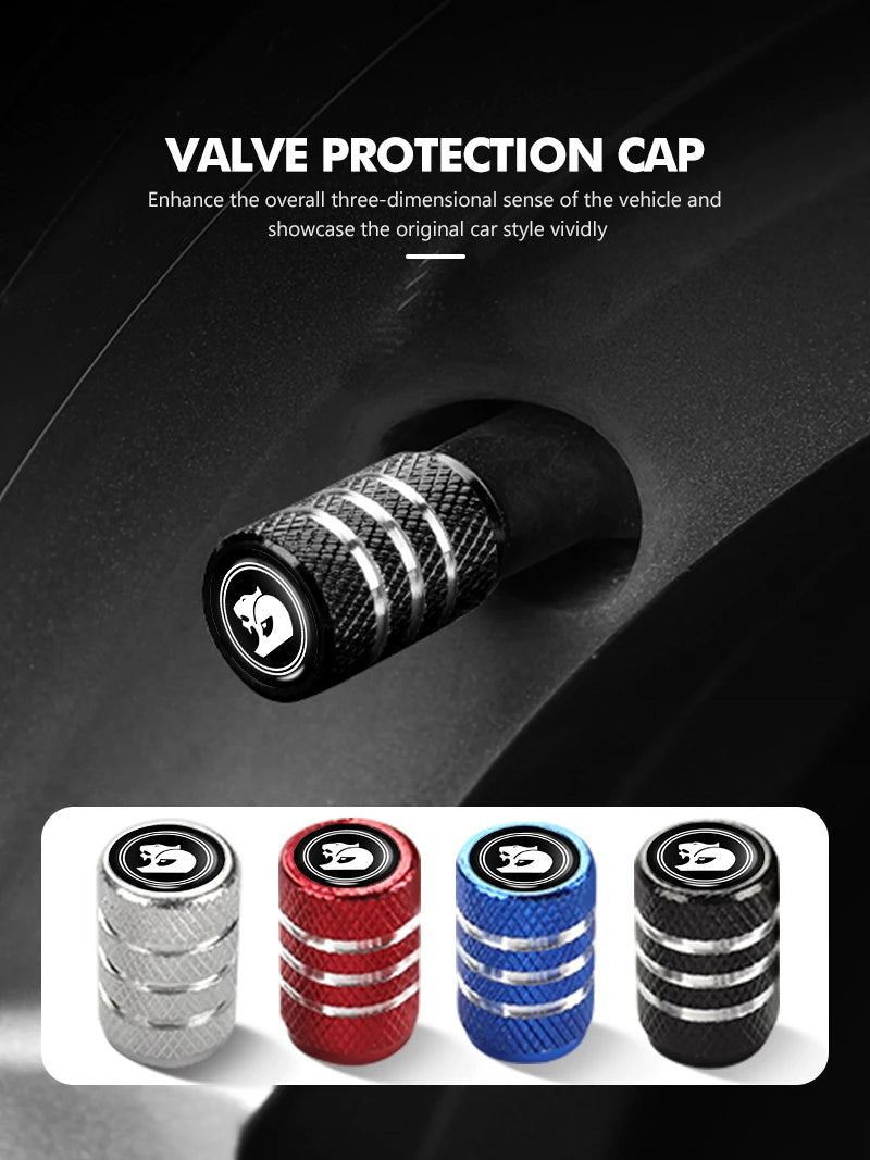 4pcs Aluminum Car Tire Valve Caps For HSV