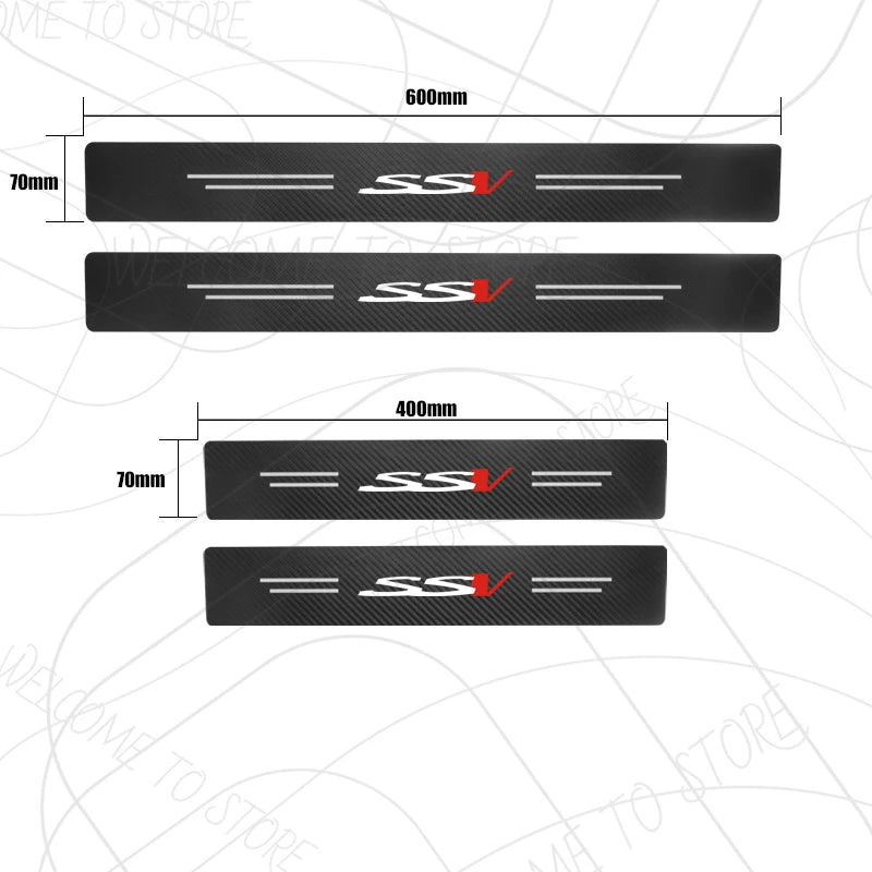 Door Sill Strip Trim Decals for Holden SS SSV