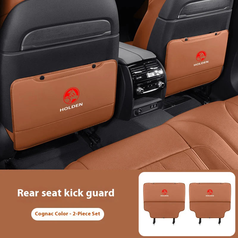 Car Seat Back Protection Anti-Kick Pad Rear Seat Storage Bag For Holden Commodore